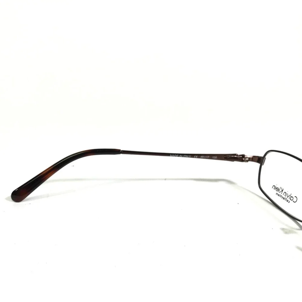 Calvin Klein Eyeglasses Frames CK7423 207 Shiny Brown Rectangular 49-17-130